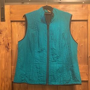 Chico's Teal Quilted Vest